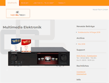 Tablet Screenshot of noveltech.de